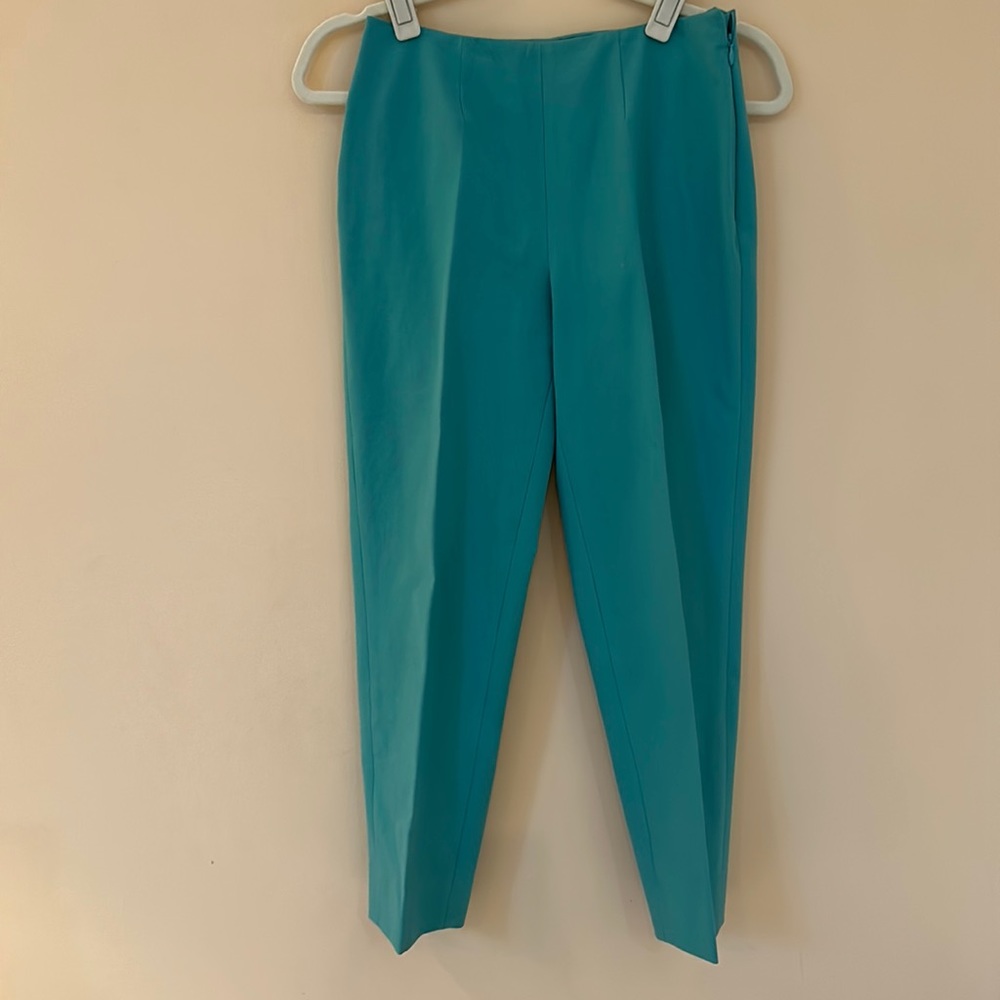 Piazza Sempione light blue cotton capri pants